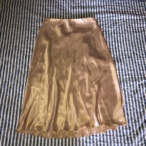 Nicole Miller satin midi skirt